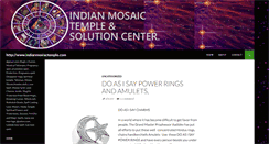 Desktop Screenshot of indianmosiactemple.com