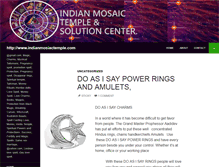 Tablet Screenshot of indianmosiactemple.com